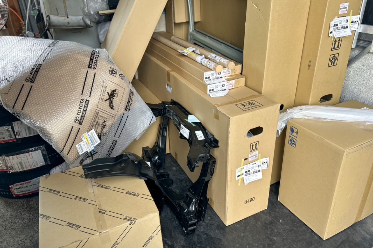 自動車部品の在庫